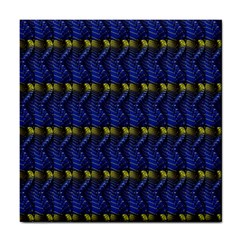 Blue Illusion Tile Coaster