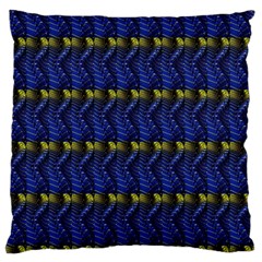 Blue Illusion Standard Flano Cushion Case (one Side) by Sparkle