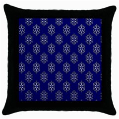 Madalefolowers Throw Pillow Case (black) by Sparkle