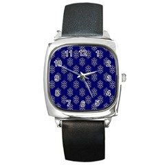 Madalefolowers Square Metal Watch by Sparkle