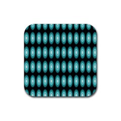 Mandala Pattern Rubber Coaster (square)  by Sparkle