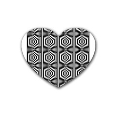 Mandala Pattern Heart Coaster (4 Pack)  by Sparkle