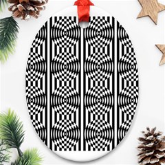 Optical Illusion Ornament (oval) by Sparkle