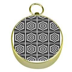 Mandala Pattern Gold Compasses by Sparkle