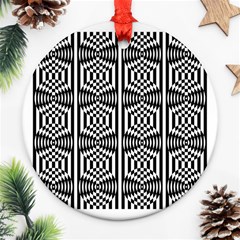 Optical Illusion Ornament (round) by Sparkle