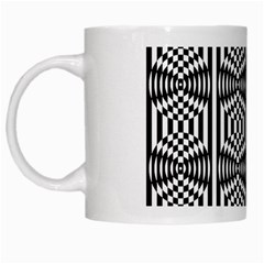 Optical Illusion White Mugs