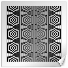 Optical Illusion Canvas 12  X 12  by Sparkle