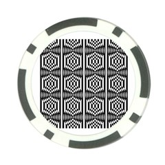 Optical Illusion Poker Chip Card Guard