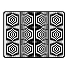 Optical Illusion Fleece Blanket (small) by Sparkle