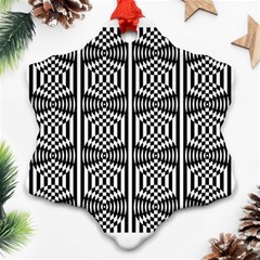 Optical Illusion Ornament (snowflake) by Sparkle