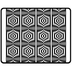 Optical Illusion Fleece Blanket (medium)  by Sparkle