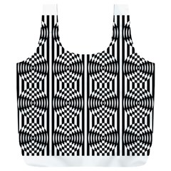 Optical Illusion Full Print Recycle Bag (xxxl)