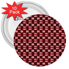 Red Kalider 3  Buttons (10 Pack) 