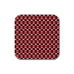 Red Kalider Rubber Coaster (square)  by Sparkle