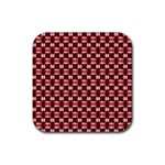 Red Kalider Rubber Coaster (Square)  Front