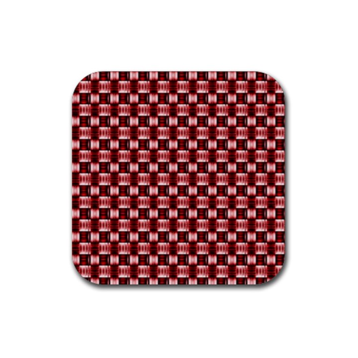 Red Kalider Rubber Coaster (Square) 