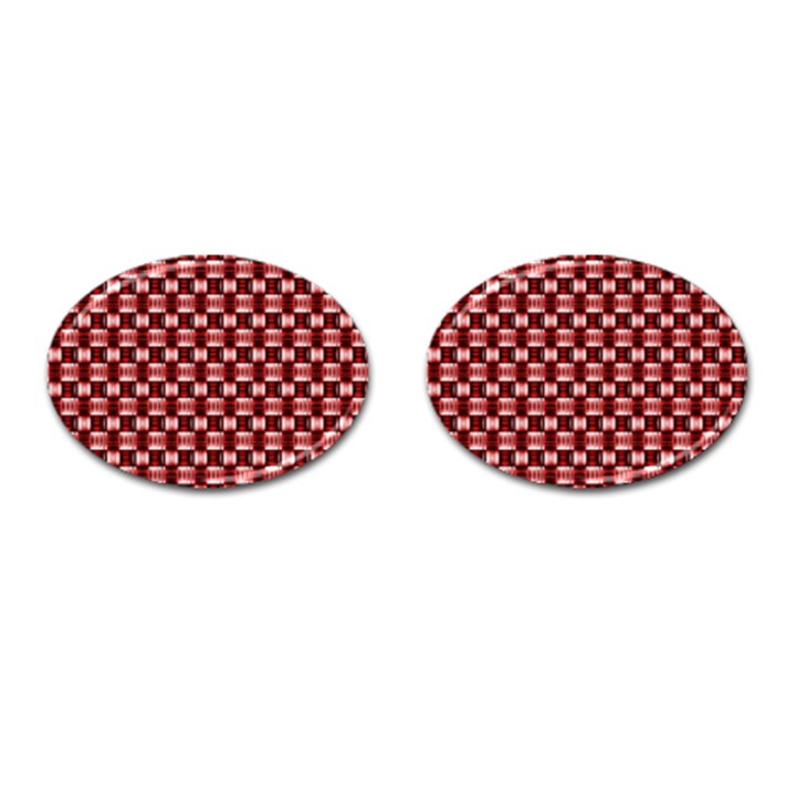 Red Kalider Cufflinks (Oval)