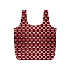 Red Kalider Full Print Recycle Bag (s) by Sparkle