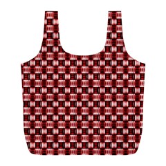 Red Kalider Full Print Recycle Bag (l) by Sparkle