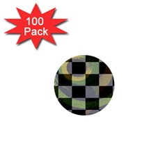 Digital Checkboard 1  Mini Buttons (100 Pack)  by Sparkle