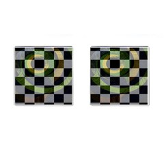 Digital Checkboard Cufflinks (square) by Sparkle