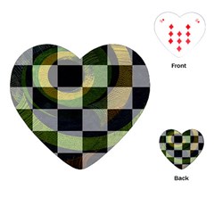 Digital Checkboard Playing Cards Single Design (heart) by Sparkle