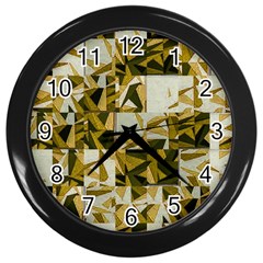 Random Design Wall Clock (black)