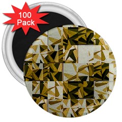 Array Random Gold 3  Magnets (100 Pack) by Sparkle