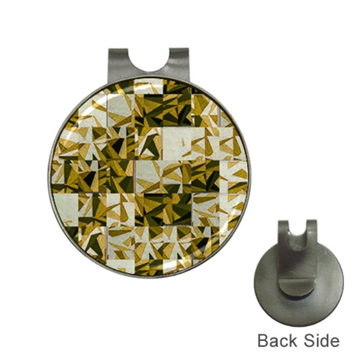 Array Random Gold Hat Clips with Golf Markers