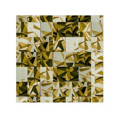 Array Random Gold Small Satin Scarf (square) by Sparkle