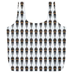 Skull Police Full Print Recycle Bag (xxl) by Sparkle