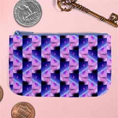 Digital Waves Large Coin Purse by Sparkle