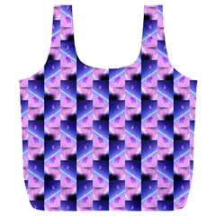 Digital Waves Full Print Recycle Bag (xxl) by Sparkle