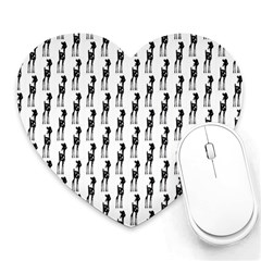 Shiny Knot Heart Mousepads