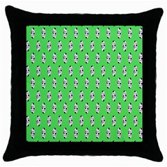 Knotty Ball Throw Pillow Case (black) by Sparkle