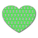 Knotty Ball Heart Mousepads Front