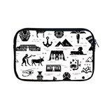 Dark Seamless Pattern Symbols Landmarks Signs Egypt Apple MacBook Pro 13  Zipper Case Front