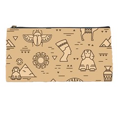 Egyptian Seamless Pattern Symbols Landmarks Signs Egypt Pencil Cases