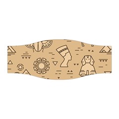 Egyptian Seamless Pattern Symbols Landmarks Signs Egypt Stretchable Headband