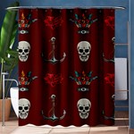 Tattoo Old School Background Pattern Shower Curtain 60  x 72  (Medium)  60 x72  Curtain