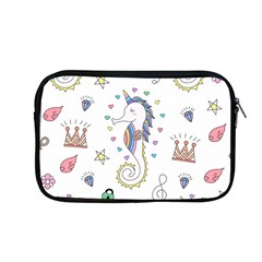 Seamless Pattern Cute Unicorn Cartoon Hand Drawn Apple Macbook Pro 13  Zipper Case by Wegoenart