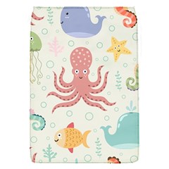 Underwater Seamless Pattern Light Background Funny Removable Flap Cover (s) by Wegoenart