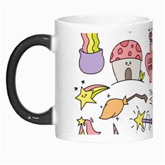 Fantasy Things Doodle Style Vector Illustration Morph Mugs by Wegoenart