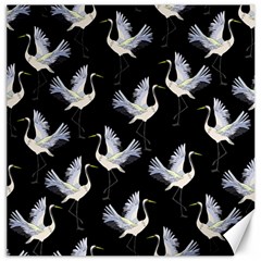 Crane Pattern Canvas 16  X 16  by Wegoenart