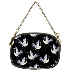 Crane Pattern Chain Purse (one Side)