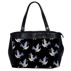 Crane Pattern Oversize Office Handbag by Wegoenart