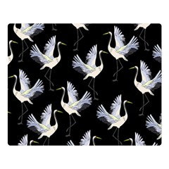 Crane Pattern Double Sided Flano Blanket (large)  by Wegoenart