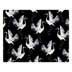 Crane Pattern Double Sided Flano Blanket (Large)  80 x60  Blanket Front