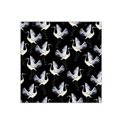 Crane Pattern Satin Bandana Scarf by Wegoenart