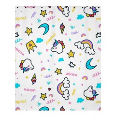 Unicorns Rainbows Seamless Pattern Shower Curtain 60  X 72  (medium)  by Wegoenart